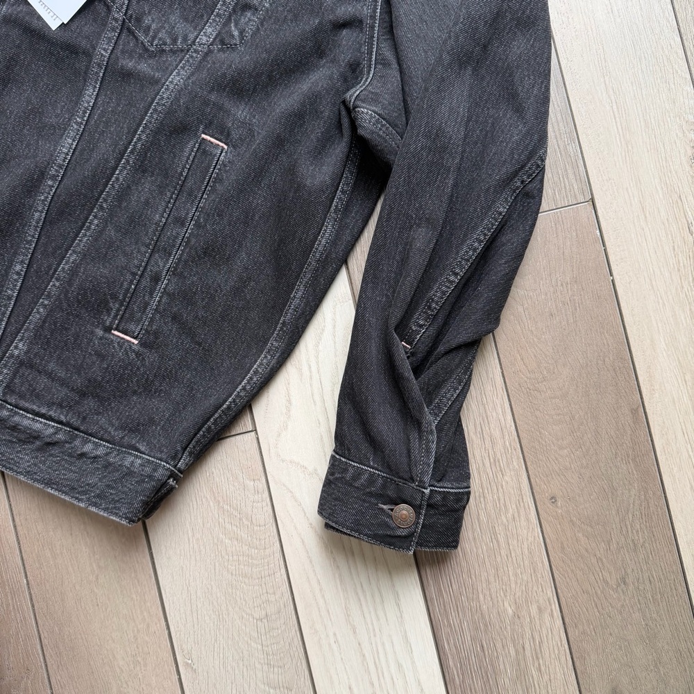 Acne Dark Denim Jacket - Picture 7 of 8